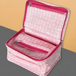 Kuber Industries Pink & White Regular Jewellery Organiser Organisers-18