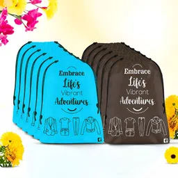Kuber Industries Blue Set of 6 Regular Multi-Utility Organisers-12