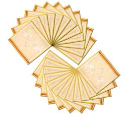 Kuber Industries Cream Coloured & Yellow 24-Pcs Printed Multi Utility Covers-image-51