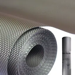 DALUCI Grey Self-Design Anti-Slip Shelf Mat Liner Sheet Roll-35