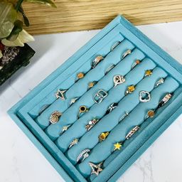 La Trove Sea Green Regular Jewellery Organiser-picture-10
