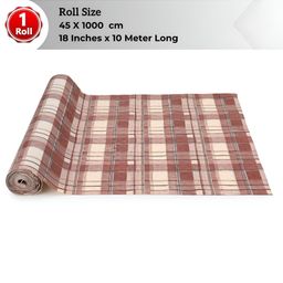 LooMantha Brown & Red Printed Water Resistant Shelf Liner Organisers-picture-12