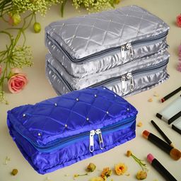 Kuber Industries Grey 3 Pcs Reusable Jewellery Organisers-2