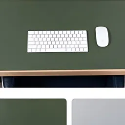 SYGA Green Water Resistant Desk Pad-26