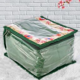 Kuber Industries Green & Pink Printed Jewellery Organiser-52