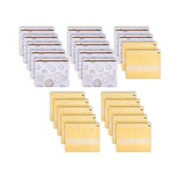 Kuber Industries White 24 Pieces Reusable Drawer Organisers-image-79
