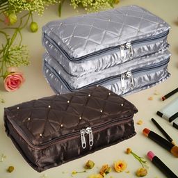 Kuber Industries Silver-Toned 3 Pcs Reusable Jewellery Organisers-image-86