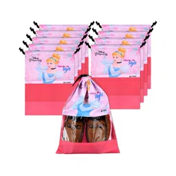 Kuber Industries Pink & Blue 10 Pieces Reusable Shoes Organisers-picture-31