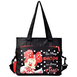 Kuber Industries Minnie Mouse Printed Structured Shoulder Bag-21