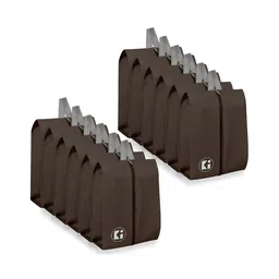 Kuber Industries Brown 12 Pieces Shoes Organisers-35