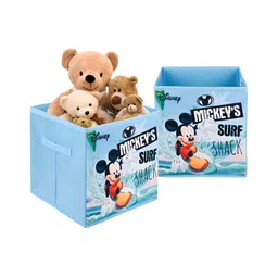 Kuber Industries Blue 2 Pieces Disney Printed Multi-Utility Organisers 33 Ltr-4