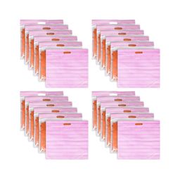 Kuber Industries Pink 24 Pieces Regular Cloth Organiser-34