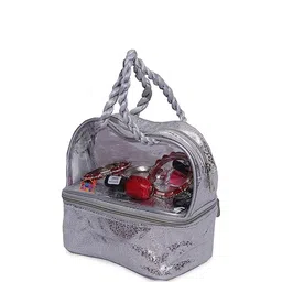 Kuber Industries Grey 2 Pieces Foldable Jewellery Organisers-42