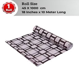 LooMantha White & Black Printed Water Resistant Shelf Liner Organisers-13