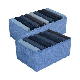 Kuber Industries Blue 2 Pieces Reusable Multi-Utility Organisers-58