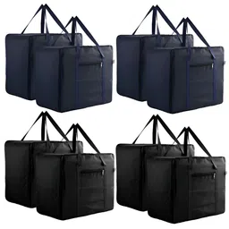 Kuber Industries Navy Blue Set of 6 Water Resistant Drawer Organiser Organisers-7