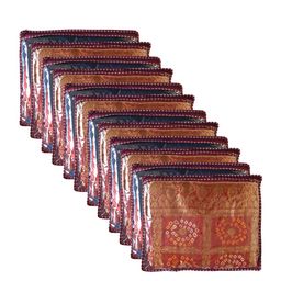 Kuber Industries Maroon 12 Pieces Multi-Utility Covers With Zip-image-49