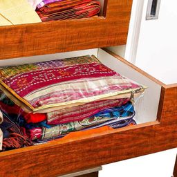 Kuber Industries Transparent 4-Pieces Multi-Utility Organisers-47