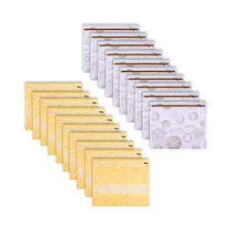 Kuber Industries White 20 Pieces Reusable Drawer Organisers-image-67