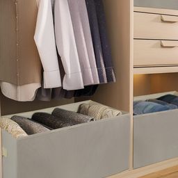 HOUSE OF QUIRK Grey 3-Pieces Drawer Organizers-25