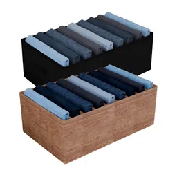 Kuber Industries Black & Brown 2 Pieces Reusable Multi Utility Organisers-41