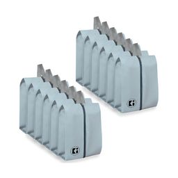 Kuber Industries Grey 12 Pieces Regular Multi-Utility Organiser-18