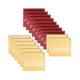 Kuber Industries Maroon 16 Pieces Reusable Drawer Organisers-image-46
