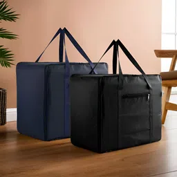Kuber Industries Navy Blue Set of 2 Water Resistant Drawer Organiser Organisers-16