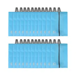 Kuber Industries Blue 24 Pcs Pieces Shoes Organisers-38