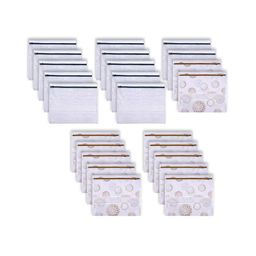 Kuber Industries Grey 24 Pieces Reusable Drawer Organisers-97