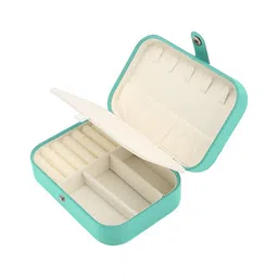 Cortina Turquoise Blue Set of 1 Regular Jewellery Organiser Organisers-58