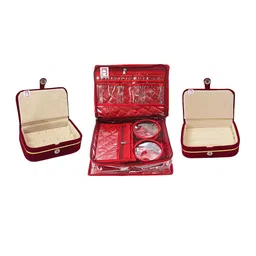 atorakushon Set Of 2 Jewellery Organizer  With Zipper Lock System-26