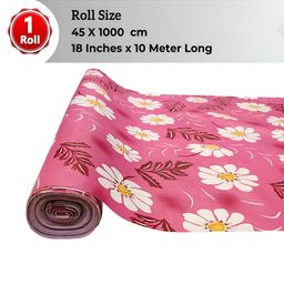 LooMantha Maroon & White  Floral Printed Water Resistant Shelf Liner Organisers-image-64