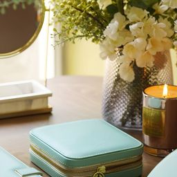 Pure Home and Living Blue Square Shaped Jewellery Box-24