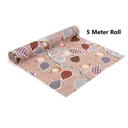 Dakshya Industries Beige & Brown Printed Water Resistant Shelf Liner Organiser-picture-41