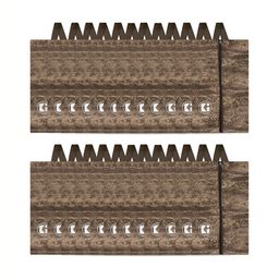Kuber Industries Brown 24 Pieces Printed Shoes Organisers-38