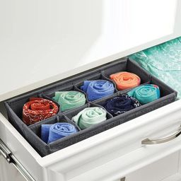 HOUSE OF QUIRK Set of 4 Closet Drawer Divider Organizer-10
