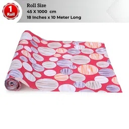 LooMantha Pink & Grey Printed Water Resistant Shelf Liner Organisers-image-3
