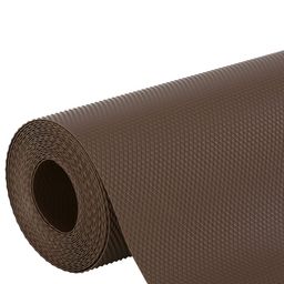 DALUCI Brown Diamond Cut Texture Anti-Slip PVC Drawer Shelf Mat Liner Sheet Roll-55