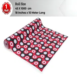 LooMantha Red & White Printed Water Resistant Shelf Liner Organisers-image-76