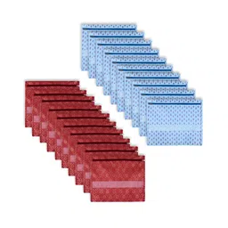 Kuber Industries Blue 20 Pieces Reusable Drawer Organisers-image-79