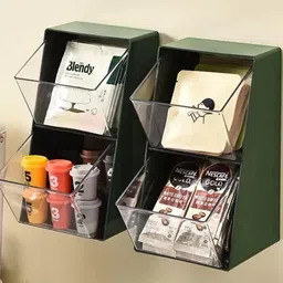 HOUSE OF QUIRK Green Acrylic 2-Pieces 2 Compartments Drawer Organisers-picture-18