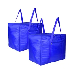 Kuber Industries Blue 2 Pcs Reusable Multi-Utility Organisers-38