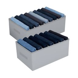 Kuber Industries Grey 2 Pcs Reusable Multi-Utility Organisers-13