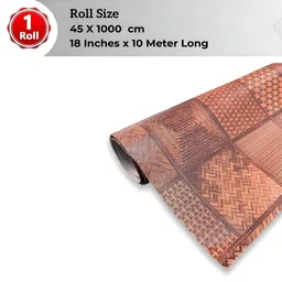Dakshya Industries Brown Printed Water Resistant Shelf Liner Organiser-image-96