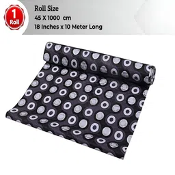 Dakshya Industries Grey & White Printed Water Resistant Shelf Liner Organiser-image-99