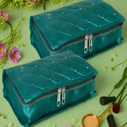Kuber Industries Green 2 Pieces Jewellery Organisers-image-96
