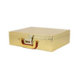 NMII Gold-Toned Printed Wooden Jewellery Organiser-37