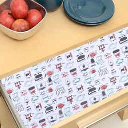 Kuber Industries White Printed EVA BPA Free Shelf Liner-image-83