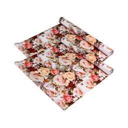 Kuber Industries White 2 Pieces Printed Shelf Liner Organisers-21